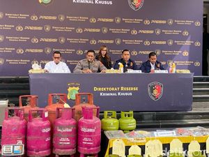 Polisi Ringkus Sindikat Pengoplos Gas Bersubsidi, 3 Kg Disuntik ke 50 Kg