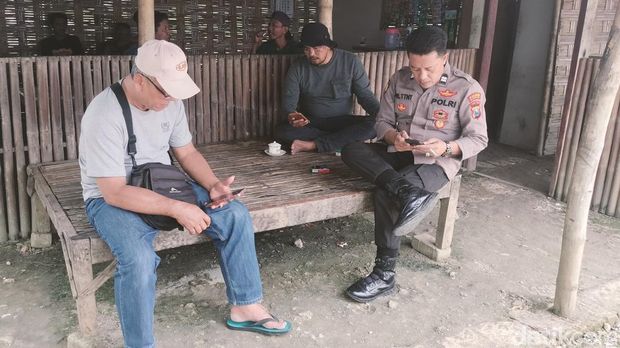 Polisi Patroli di Lokasi Proyek Rp 40 M Belum Genap 2 Bulan Ambruk