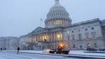 Salju Selimuti Gedung Capitol Amerika Serikat