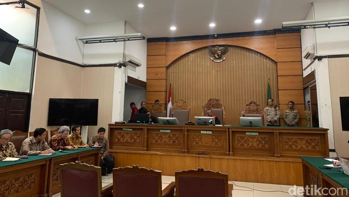 Sidang gugatan praperadilan yang diajukan Hasto Kristiyanto terkait penetapan tersangka oleh KPK dimulai. (Mulia/detikcom).