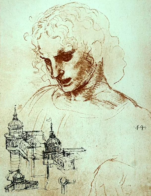 Sketsa terowongan Leonardo da Vinci