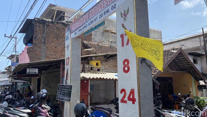Suasana kediaman APW (18), di Kelurahan Rejosari, Kecamatan Semarang Utara, Kamis (13/2/2025).