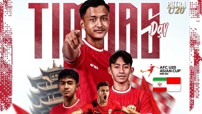 Timnas Indonesia U-20 Vs Iran U-20 di Piala Asia U-20 2025.