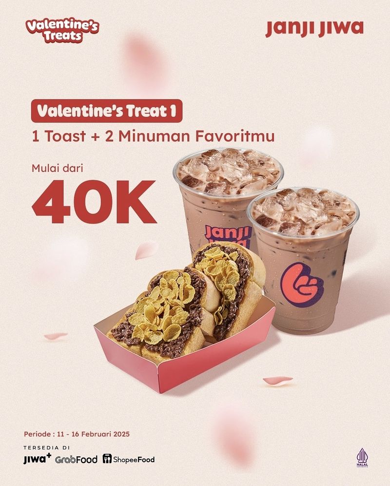 Catat! Ini 7 Promo Makanan dan Minuman Spesial Hari Valentine 2025