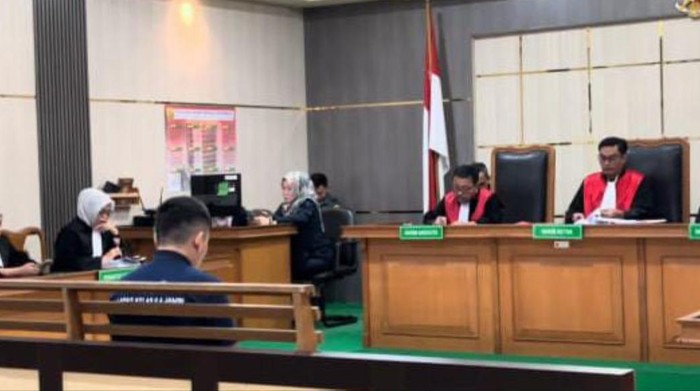 Daniel Sihombing, terdakwa kasus pembunuhan wanita cantik bernama Resti Widia (30) di dalam kamar kos