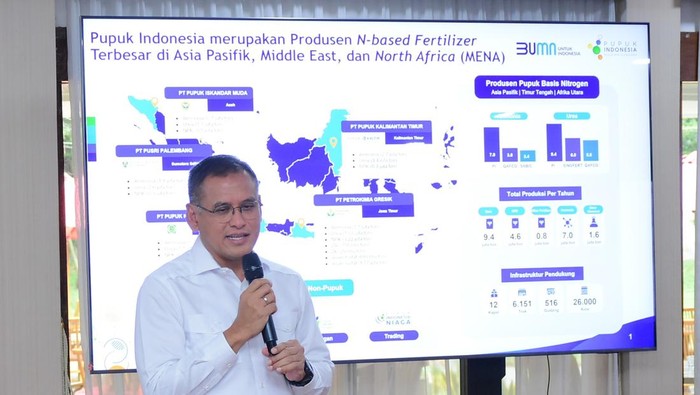 Direktur Utama Pupuk Indonesia Rahmad Pribadi