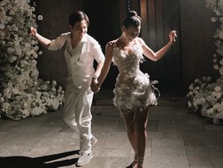 Gaya After Party Pernikahan Angga Yunanda, Shenina Seksi Bergaun Mini