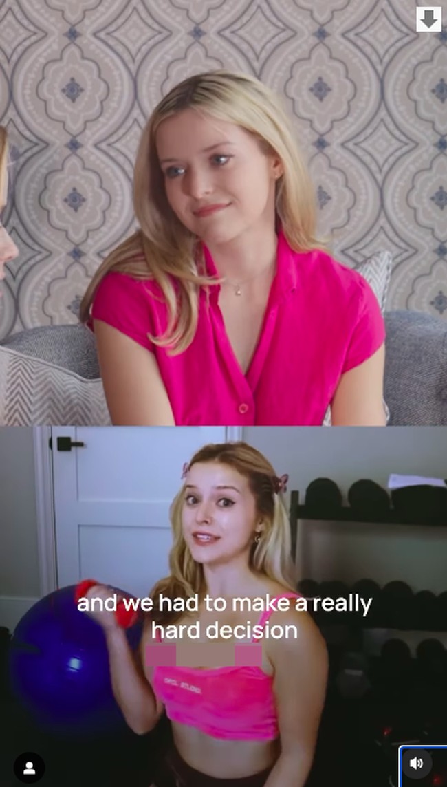 Reese Witherspoon secara khusus mengumumkan Lexi yang disebut membuatnya terkesan saat audisi. Dalam foto-fotonya Lexi punya kemiripan dengan Elle Woods senior.  Foto: Instagram Lexi Minetree