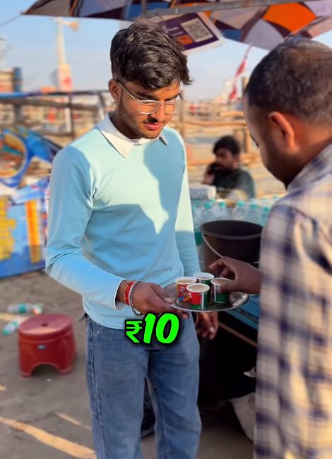 Penjual Teh India Laris Manis, Penghasilannya Hampir Rp 1 Juta per Hari