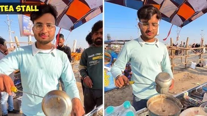 Penjual Teh India Laris Manis, Penghasilannya Hampir Rp 1 Juta per Hari