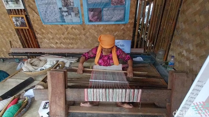 Proses pembuatan tenun gadod