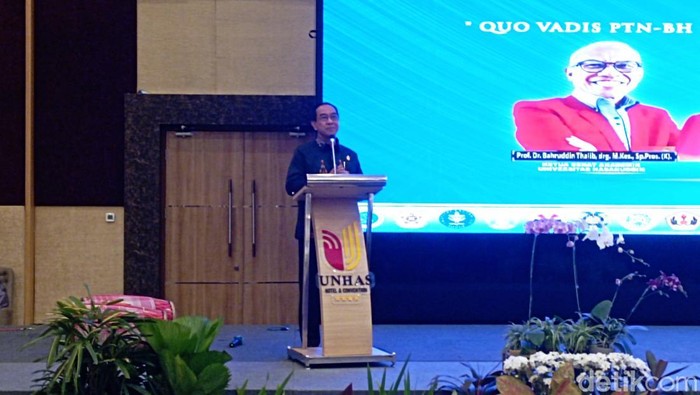 Rektor Unhas Jamaluddin Jompa.