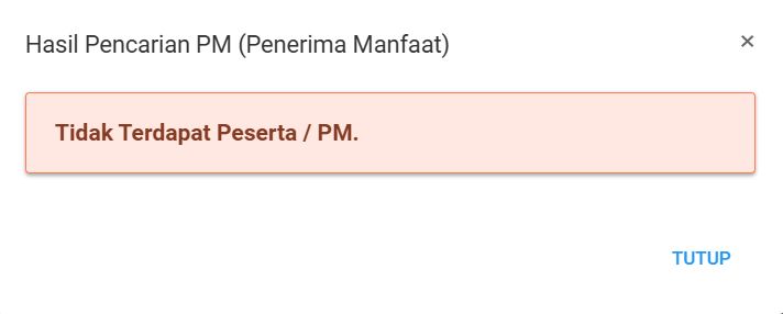 Tangkapan Layar Cek Bansos Kemensos