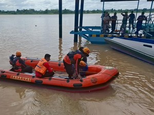 Kapal Pompong Nelayan Terbakar di Tanjabtim, 2 Orang Selamat-1 Hilang