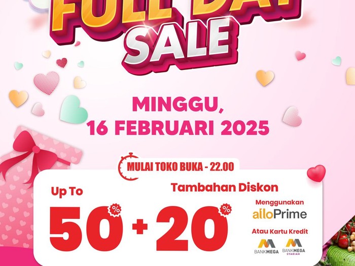 Transmart Full Day Sale 16 Februari 2025