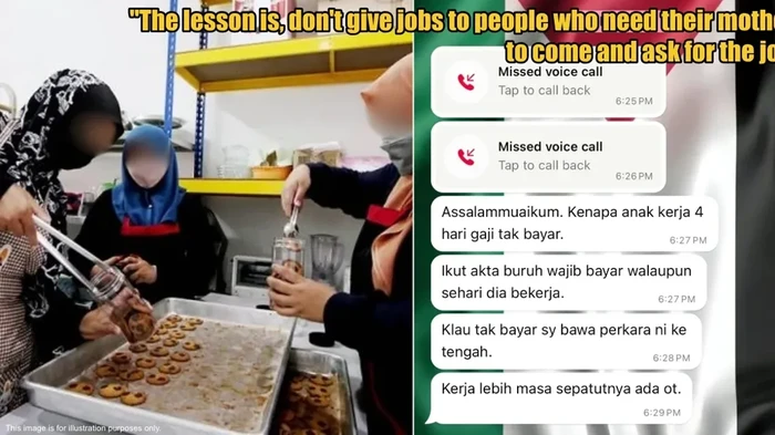 Anaknya Cuma Kerja 4 Hari di Toko Kue, Ibu Ini Tuntut Gaji