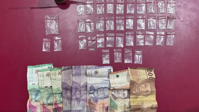 Barang bukti sabu 34 paket diamankan polisi