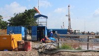 Lokasi pengeboran minyak Pertamina EP Sukowati Bojonegoro.