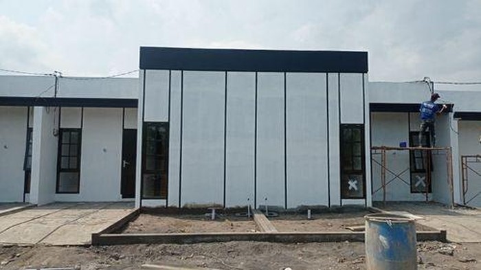 Penampakan rumah di Perumahan Mokayama City Grati