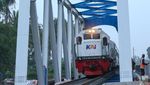 Jembatan KA Berusia 121 Tahun di Banyuwangi Diganti Baru