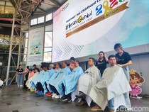 Antusiasme Masyarakat di Aksi #BeraniGundul, Dukungan Buat Pasien Kanker Anak RI