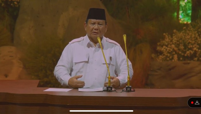 Prabowo di HUT ke-17 Gerindra.