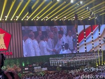 Video: Prabowo Bareng Jokowi dan Gibran Hadiri HUT ke-17 Partai Gerindra