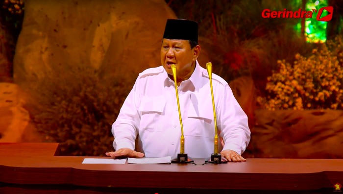 Prabowo Subianto (Dok YouTube GerindraTV)