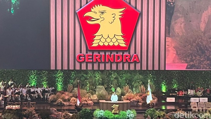 Presiden ke-7 RI Joko Widodo di HUT ke-17 Gerindra.