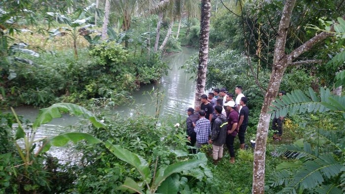 Remaja tenggelam di Sungai Krekel Malang