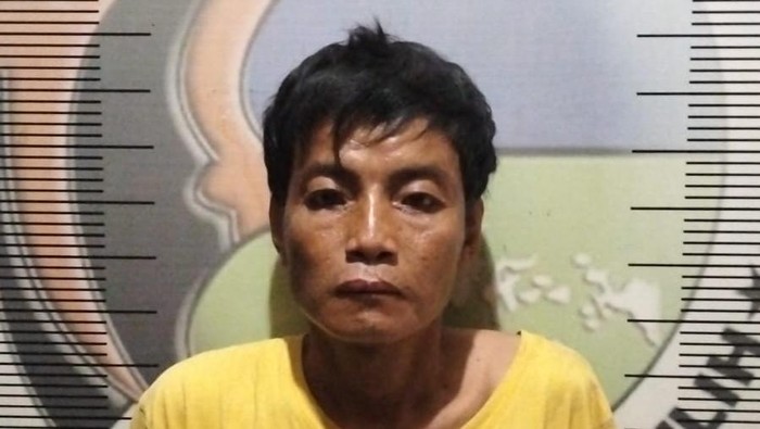 Tampang bandar narkoba inisial NP yang diringkus polisi