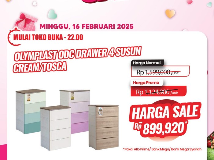 Transmart Ful Day Sale- Lemari susun