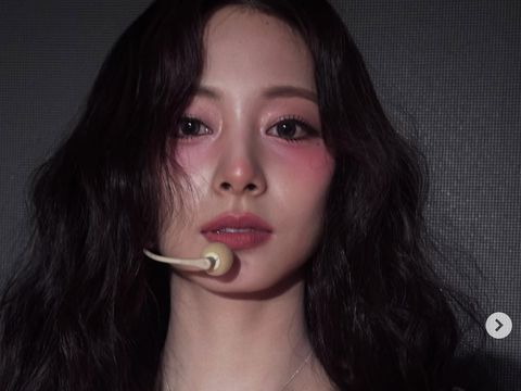 Viral tren makeup nose tip blush on di tengah idol KPop