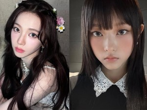 Viral Tren Pakai Blush On di Ujung Hidung Bak Karina aespa & Haerin NewJeans