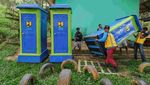 Toilet Portabel untuk Korban Kebakaran di Kendari