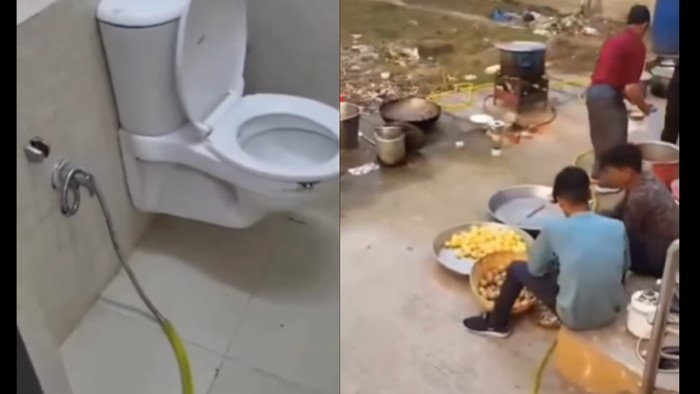 Duh! Kampus Kedokteran Ini Kepergok Pakai Air Keran Toilet untuk Masak