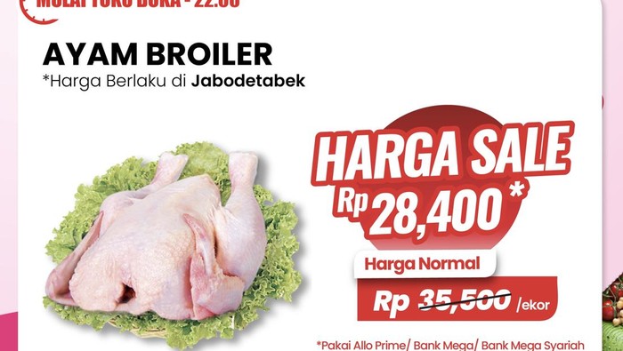 Hanya di Transmart Full Day Sale, Ayam Broiler Banting Harga Jadi Semurah Ini!