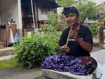 Gunakan Rumus Hitung, Seruling Bambu Buatan Made Adi Dilirik Pembeli Asing