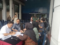 Suasana Lokasi Pemeriksaan Kesehatan Kepala Daerah Jelang Dilantik