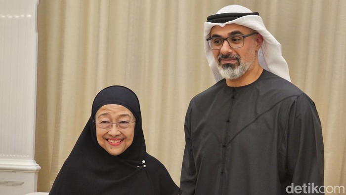 Megawati dan Pangeran Khaled di Abu Dhabi