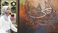 Pameran lukisan kaligrafi bertema Menggapai Ramadhan berlangsung hingga 21 Februari 2025. 