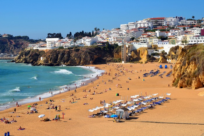 Pantai Albufeira, Portugal