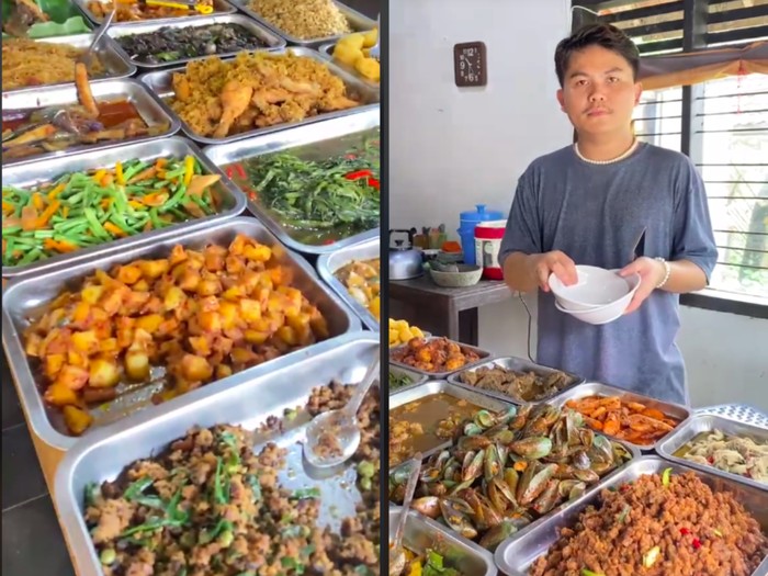 Pemilik Warung Nasi Ini Parodikan Ci Mehong saat Promosikan Dagangan