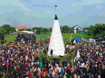 Tradisi Gunungan Tempe Sidoarjo Dievaluasi usai Insiden Kecopetan Massal