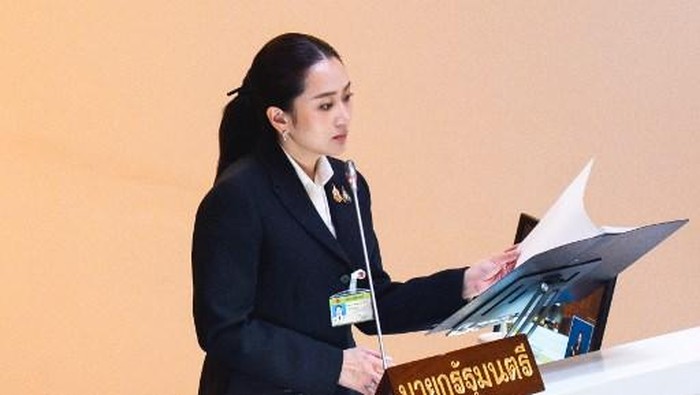 Thailands Prime Minister Paetongtarn Shinawatra, known by her nickname 