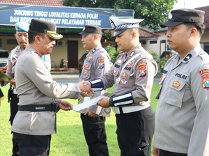 14 Personel Polres Mojokerto Kota Dapat Penghargaan di Hari Kesadaran Nasional