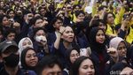 Demonstrasi Mahasiswa Kritik Kabinet Gemuk