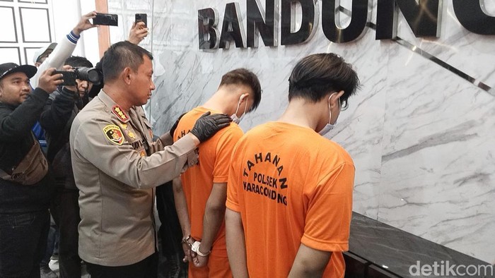 Dua berandalan jambret pegawai SPBU di Kiaracondong, Kota Bandung