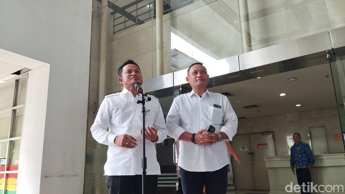 Gubernur Kalimantan Timur (Kaltim) terpilih Rudy Masud di Kemendagri (Maulana IF/detikcom)