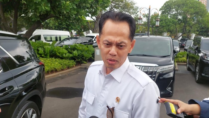 Kepala Badan Pengendalian Pembangunan dan Investigasi Khusus (BPPIK) Aris Marsudiyanto (Eva/detikcom)